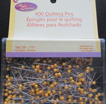 500 or 400 quilting pins