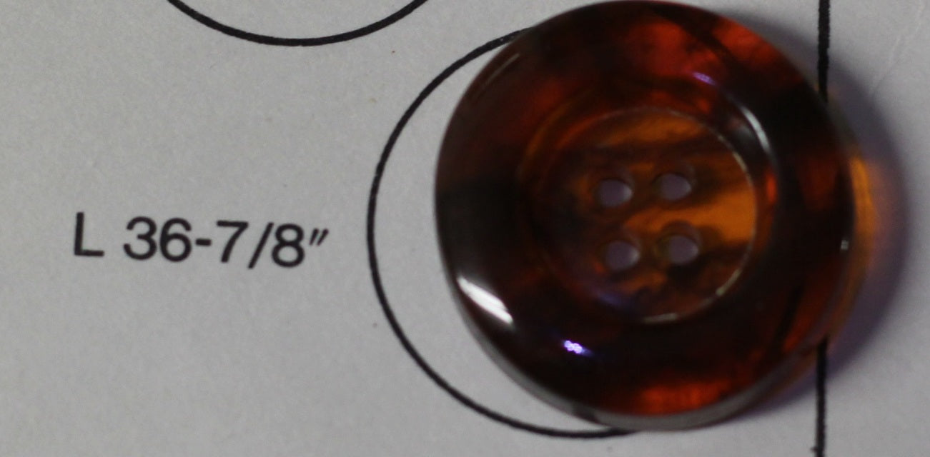 Thick tortoise look buttons for coats, $4-6/pc