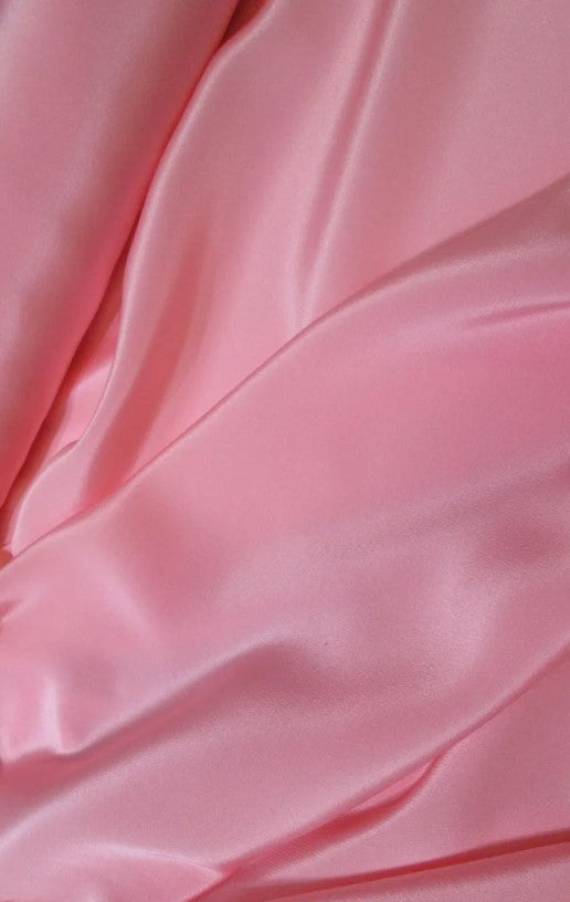 Pure silk crepe de chine in carnation pink - $32.00/yd