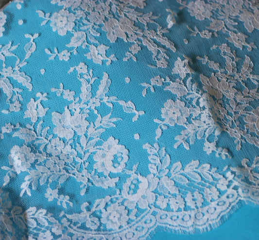 Authentic French Chantilly lace, Elsie, $149/yd
