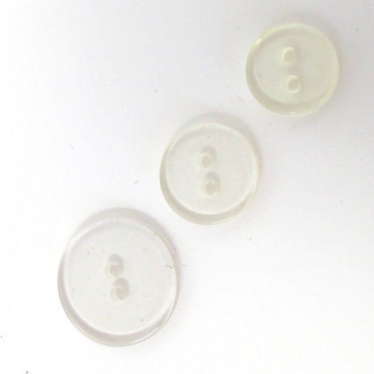 Small clear backer buttons, 10/$2