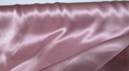 Pure silk charmeuse in mauve, $39/yd