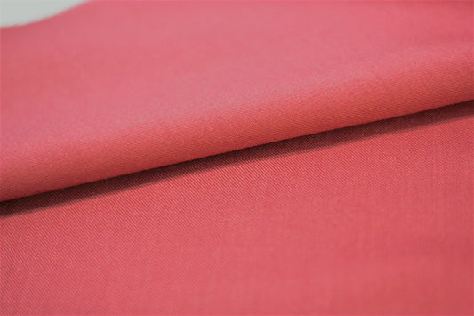 Wool/poly featherweight challis in terra cotta