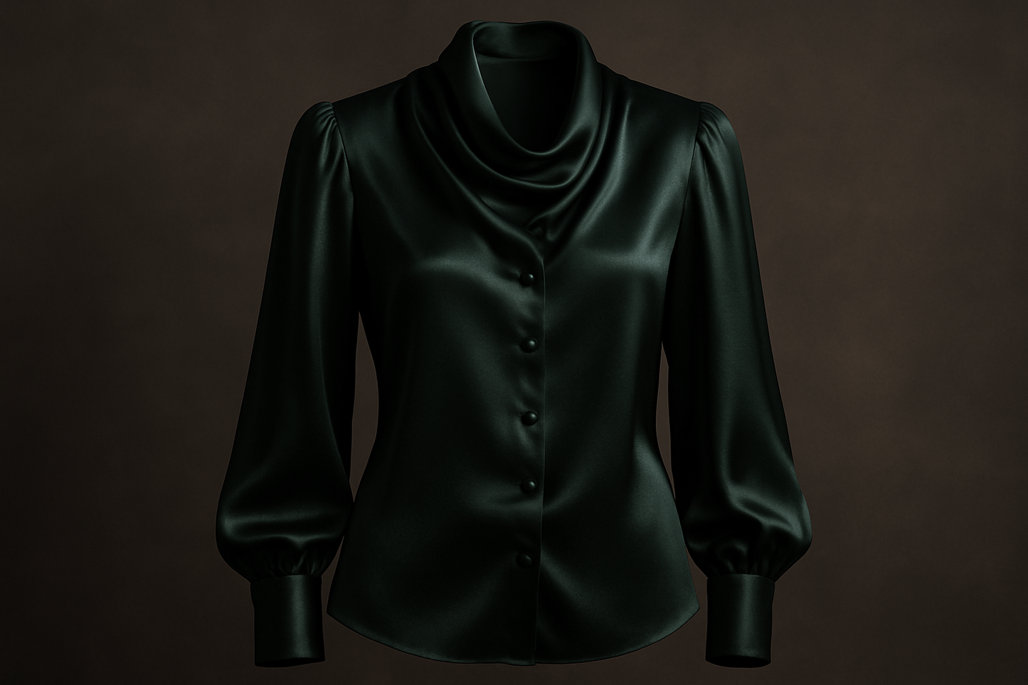 Pure silk charmeuse in money green, $39/yd