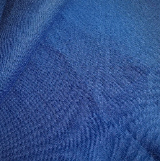 100% linen dressweight, Lapis blue, $29/yd