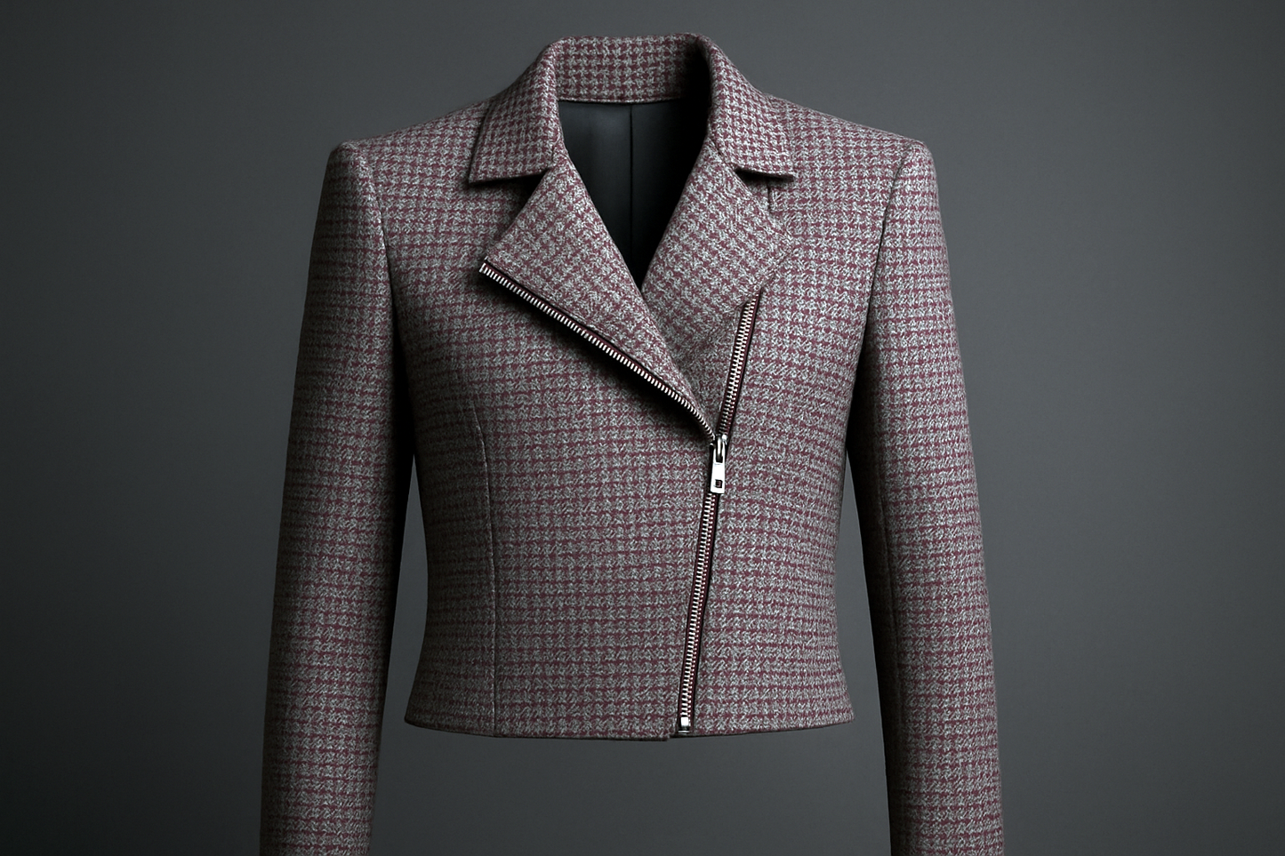 Pure wool check, imported from Spain