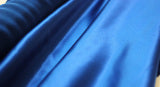 Pure silk charmeuse in royal blue - $39/yd