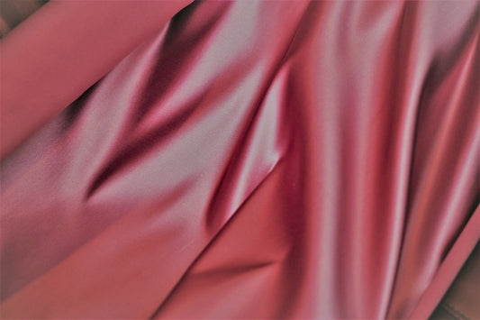 Ash rose pure silk satin duchesse, $95/yd