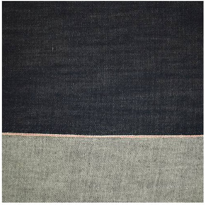 14 oz "selvedge" denim, non stretch, $14.50/yd