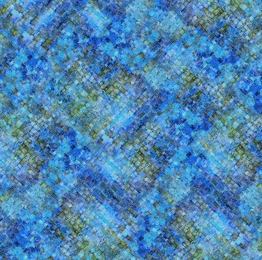 Shirting and quilting weight batik print pure cotton, $13.50/yd