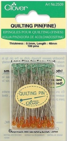 Clover fine glasshead pins