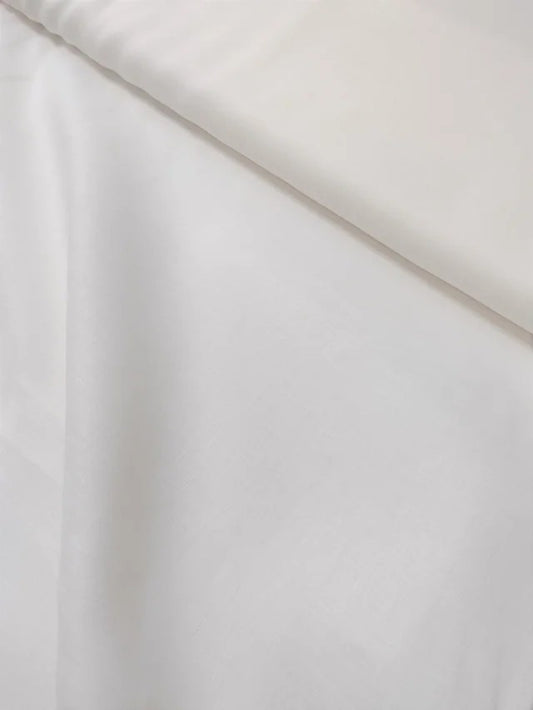 Premium lightweight pure linen solid white $32/yd