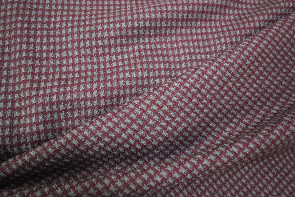 Pure wool check, imported from Spain