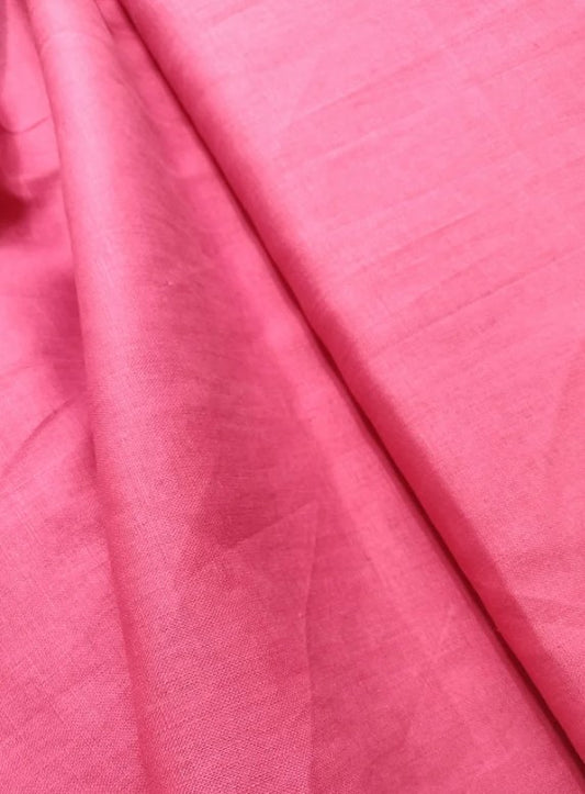 Premium 100% linen in Strawberry, $32/yd